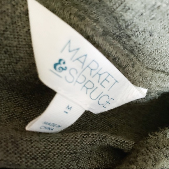 Market & Spruce Corinna Brushed Dolman Knit Top M - Picture 5 of 5